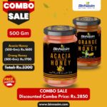 Combo-Acacia Honey-500gm+Orange Honey-500gm