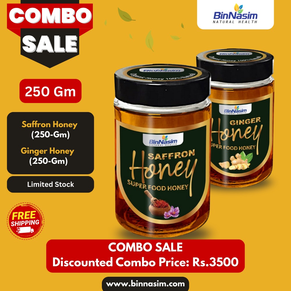 Combo-Saffron Honey-250gm-Ginger Honey-250gm combo-saffron-honey-250gmginger-honey-250gm