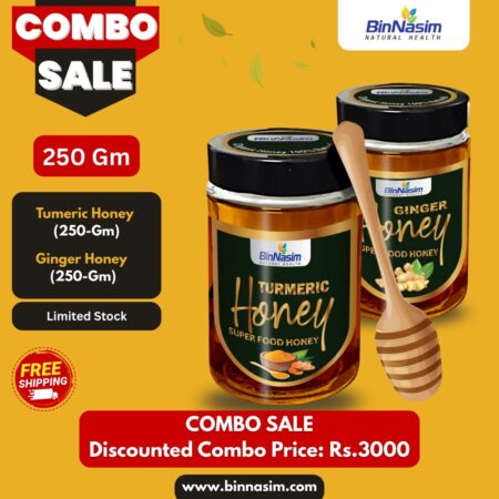 Combo-Turmeric Honey-250gm+Ginger Honey-250gm