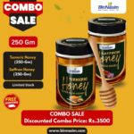 Combo-Turmeric Honey-250gm+Saffron Honey-250gm