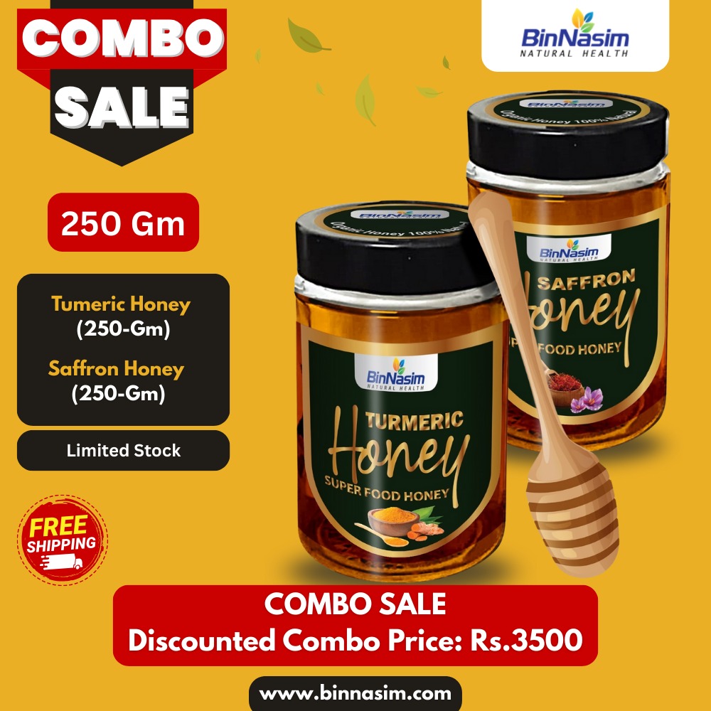 Combo-Turmeric Honey-250gm+Saffron Honey-250gm Combo-Turmeric Honey-250gm+Saffron Honey-250gm