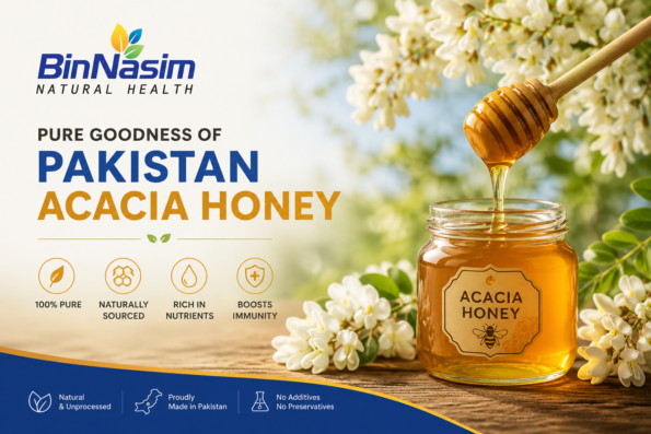 pakistan acacia honey jar of Bin Nasim brand