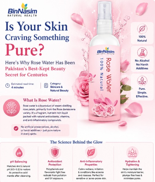 rose water spray skin benefits chart
